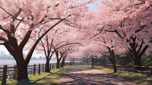 Photo cherry blossom