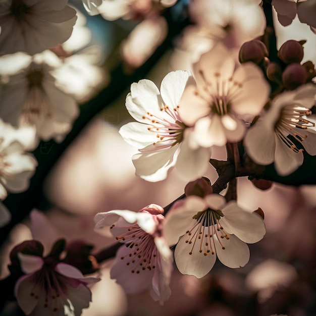 Cherry blossoms Artificial Intellegence