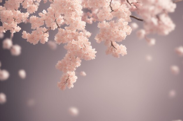 Cherry blossoms background