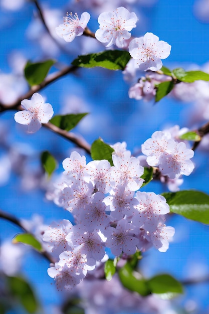 Cherry blossoms, sakura flower blooming