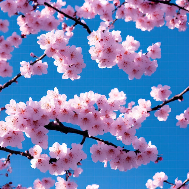 Cherry blossoms, sakura flower blooming