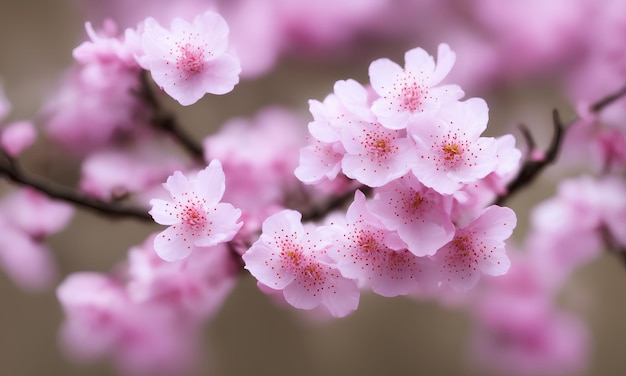 Cherry blossoms, sakura flower blooming