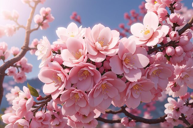 桜の花 桜が春に満開になる