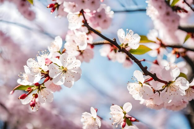 Cherry blossoms in the spring