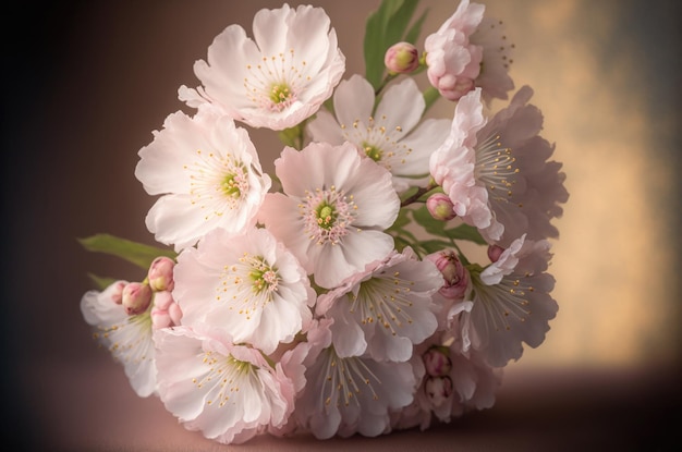 Foto ramoscello di fiori di ciliegio