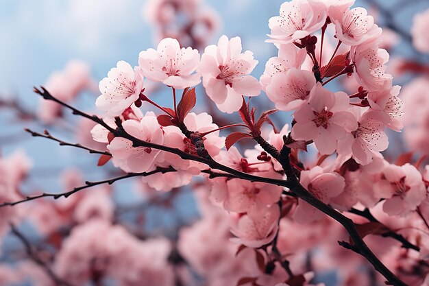 写真 桜の花は霧のような夢のような効果を持っています