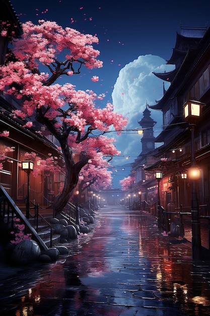 cherry blossoms