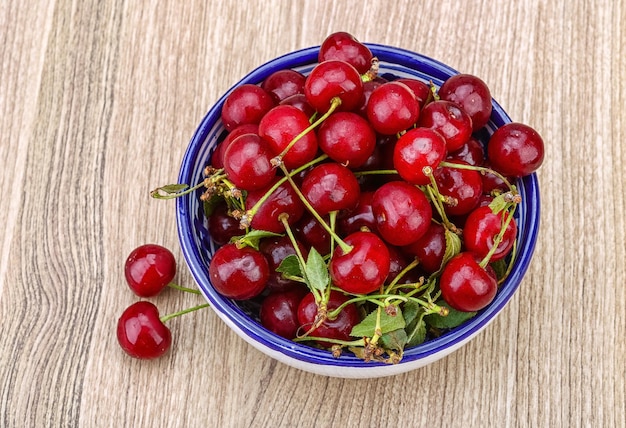 Cherry in the bowl