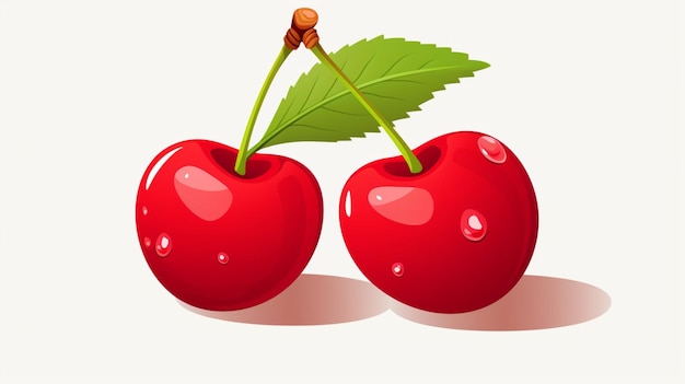 Foto cherry cartoon vector