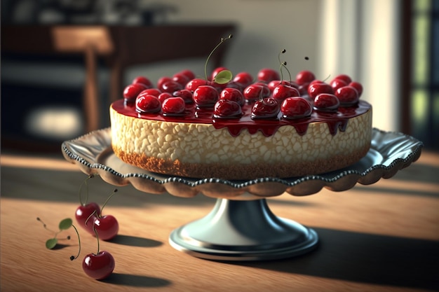 Cherry Cheesecake