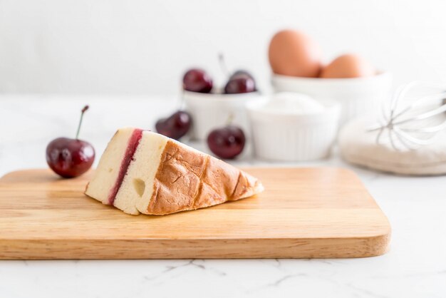 cherry chiffon cake