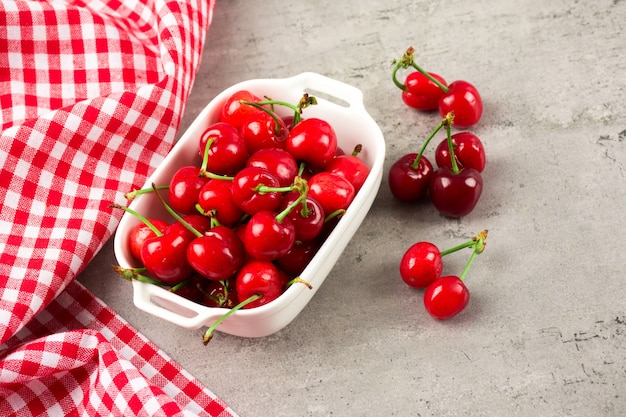 Cherry Closeup on bowl