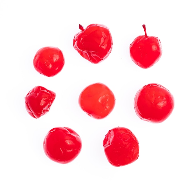 cherry dried isolated on a white background