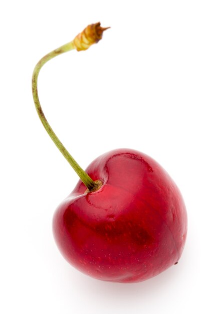 Cherry, fresh on a white background