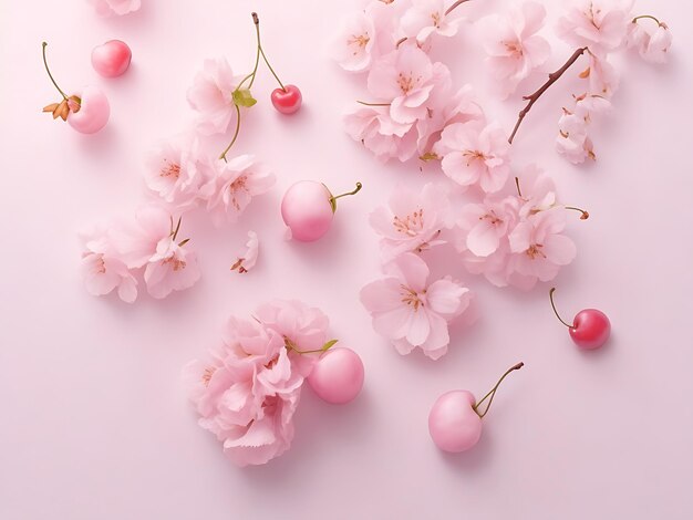 Cherry Fruits background