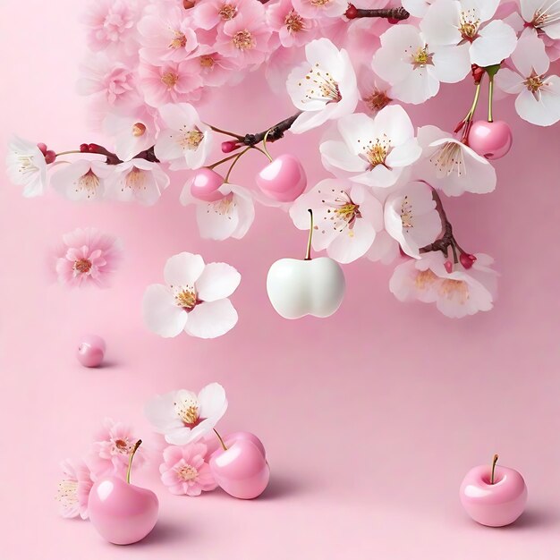 Cherry Fruits background