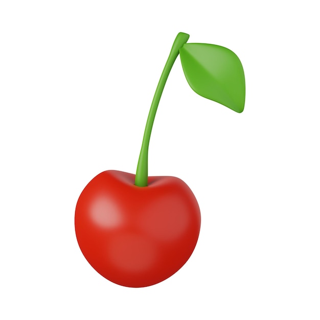 Cherry isolated Cherry on white Cherries With clipping path