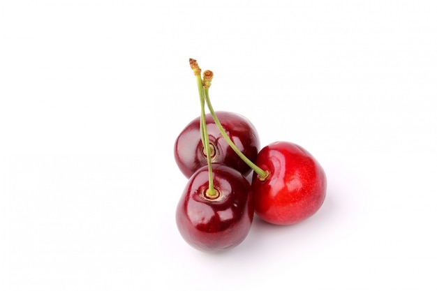 Cherry isolated on white background