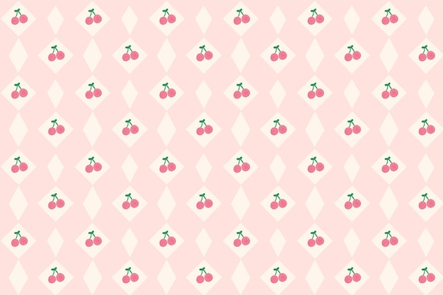 Photo cherry pastel background