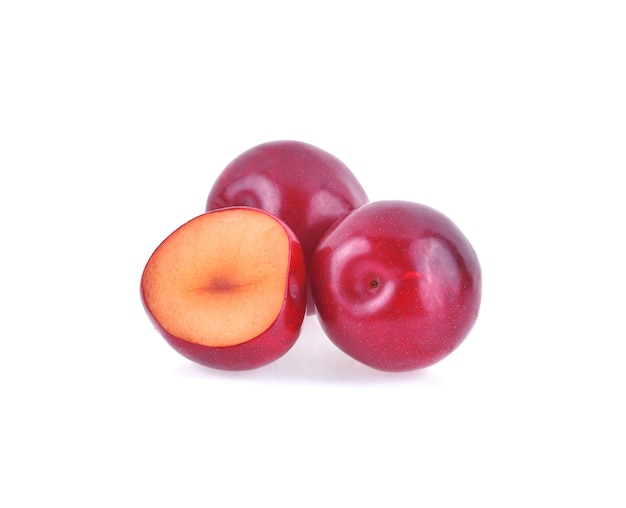 Cherry-plum isolated