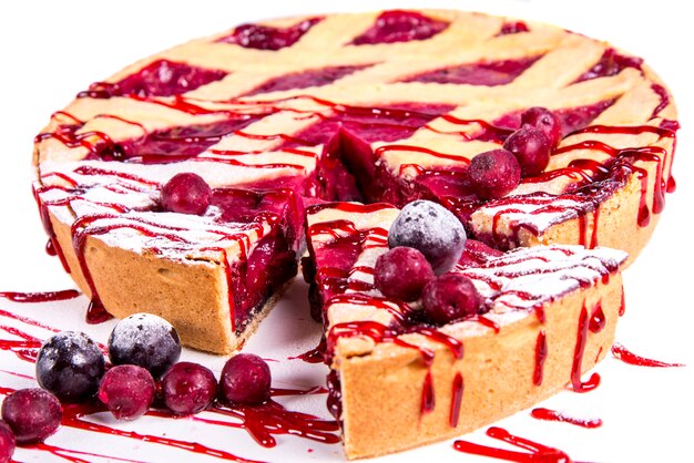 Cherry tart cake