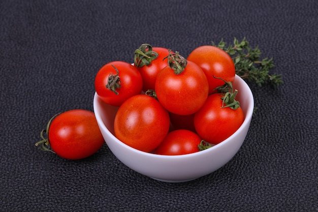 Cherry tomato in the bowl