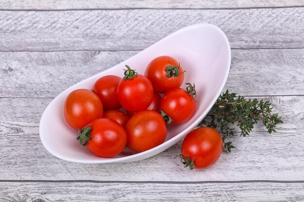 Cherry tomato in the bowl