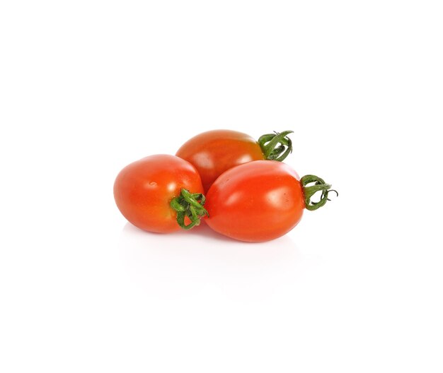 Cherry tomato isolated on white background