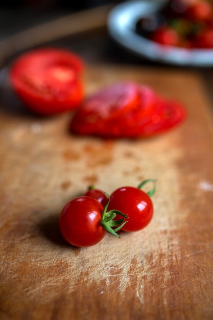 Photo cherry tomato