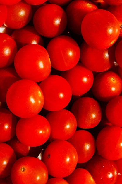 Cherry tomatoes Cherry tomatoes closeup Hard light Bright light and shadow