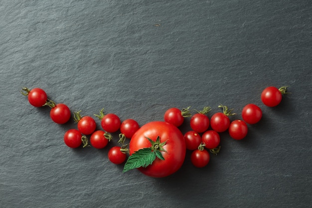 Cherry tomatoes isolated