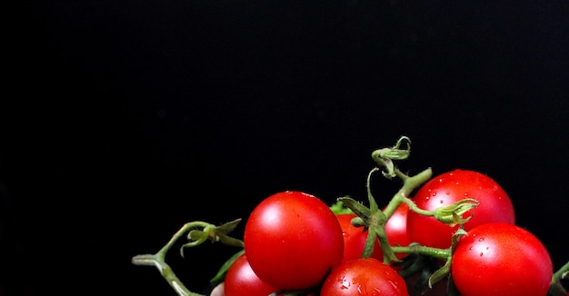 Cherry tomatoes in a mug