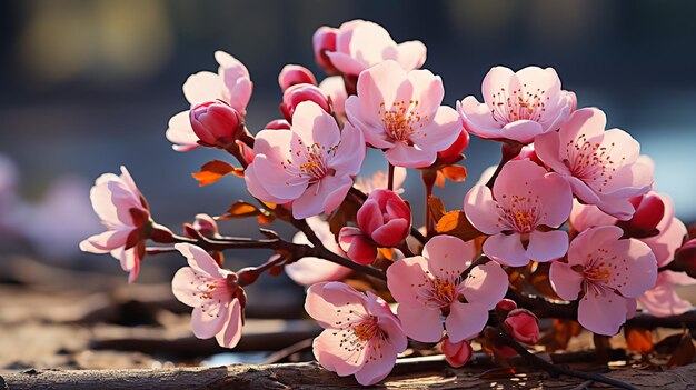 写真 春に桜がく