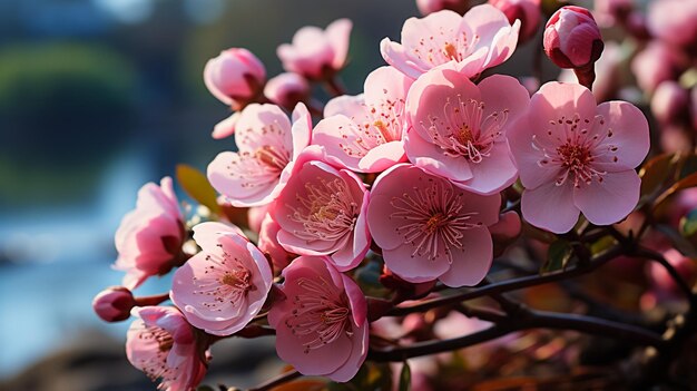 写真 春に桜がく