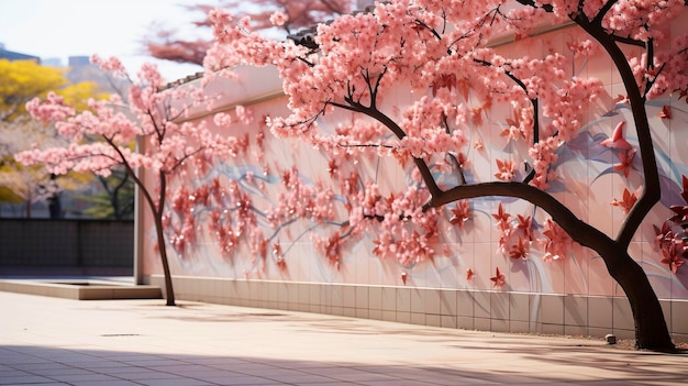 cherry tree HD wallpaper photographic image