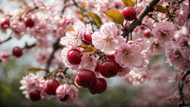 Cherry tree Macro photography