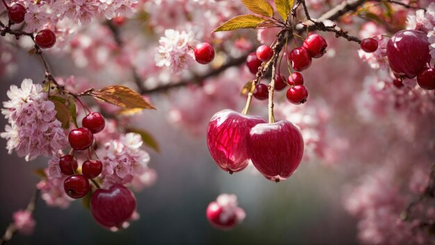 桜の木 マクロ写真