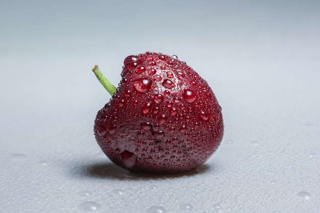 Cherry white background