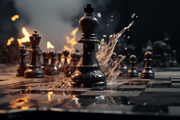 Chess, a metaphor for a businessmans game plan, strategy, and tactical  prowess Vertical Mobile Wallpaper AI Generated 31596790 Stock Photo at  Vecteezy