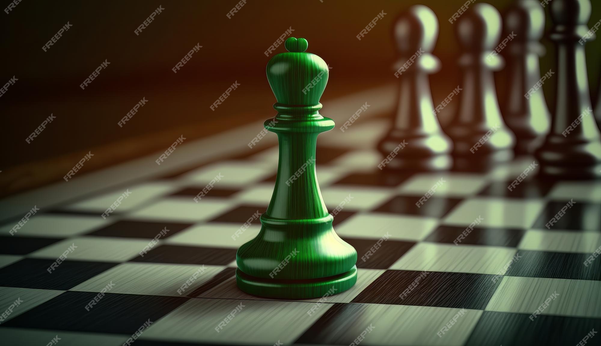 Green Chess Pieces On A Dark Background, 3d Illustration Of Green Pawns  Choosing The Best Way Forward Instead Of The Worst One, Right Path Concept,  Hd Photography Photo Background Image And Wallpaper