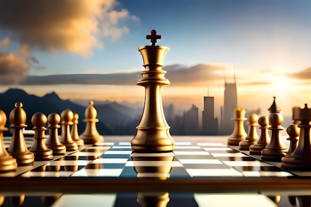 The Game Of Chess Background, Landscape Of Fantasy Photo, 3d Chess Rock, Hd  Photography Photo Background Image And Wallpaper for Free Download