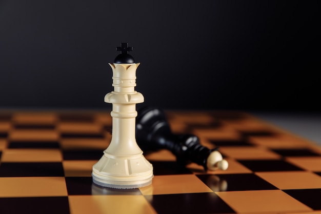 Chess business strategy concept