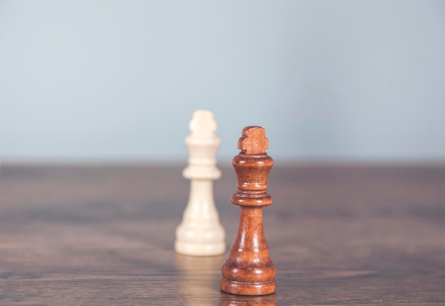 Chess on the desk