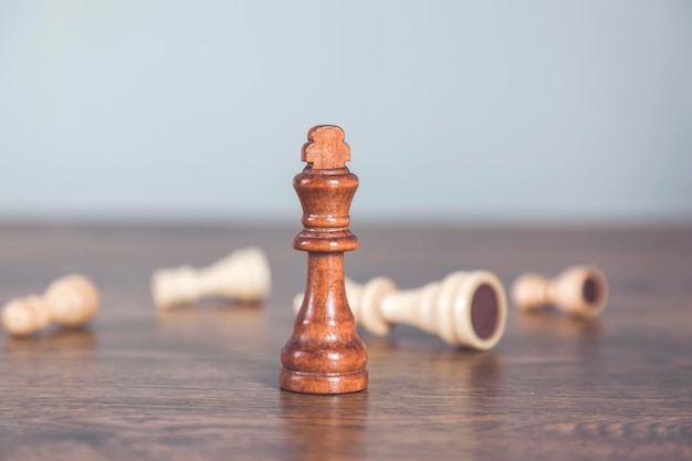 Chess on the desk