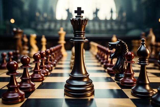 Chess, a metaphor for a businessmans game plan, strategy, and tactical  prowess Vertical Mobile Wallpaper AI Generated 31596790 Stock Photo at  Vecteezy