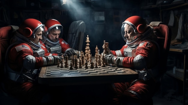 宇宙でのチェスゲーム