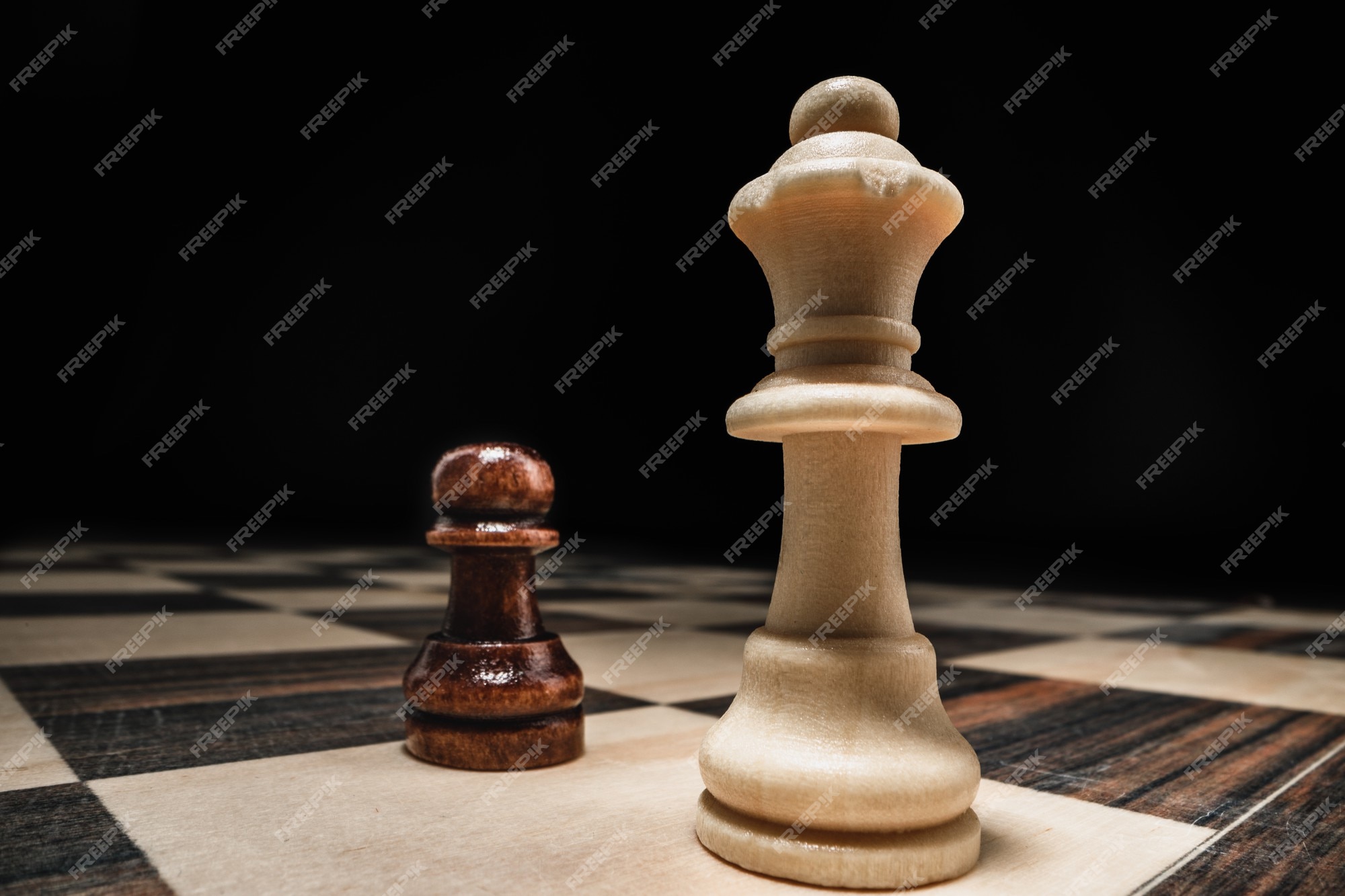 Glass chess, on the black background. Stock images. Close-up view Stock  Photo - Alamy