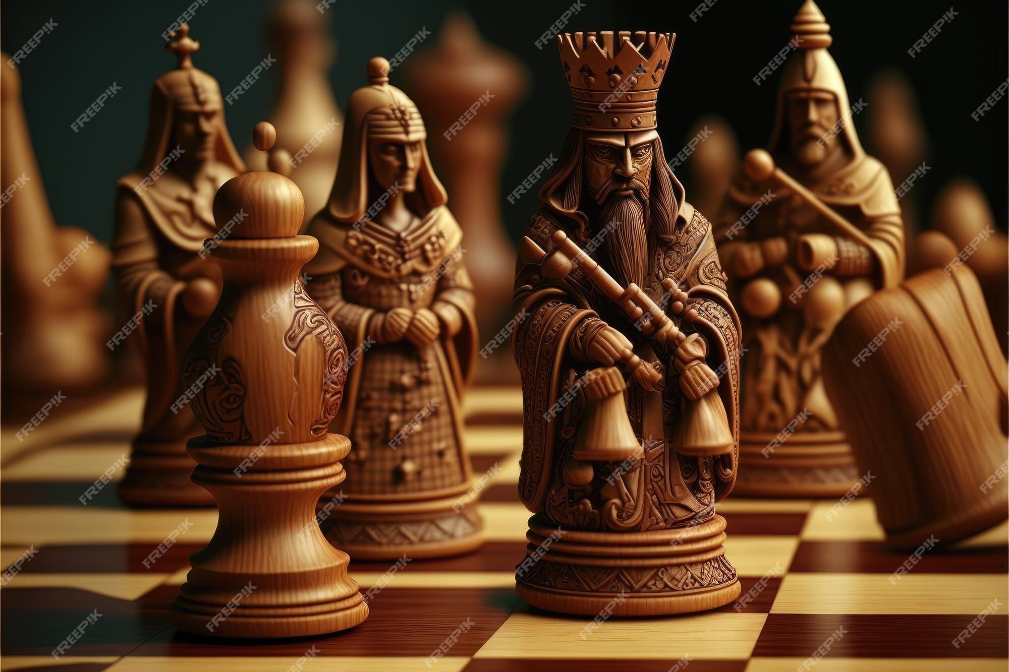 Premium Photo  Chess games and strategy concept luxury hobby made by  aiartificial intelligence