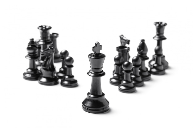 Chess isolated on white 