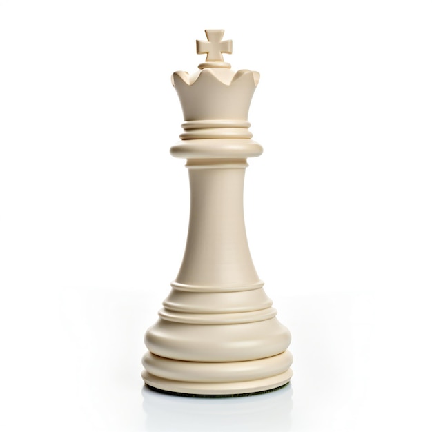 Chess king isolated on a white background